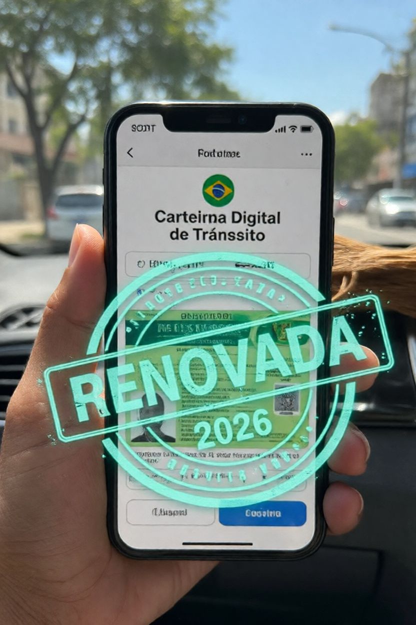 Renovação CNH Automática e Gratuita 2026: Guia Completo e Atualizado Renovação CNH Automática e Gratuita